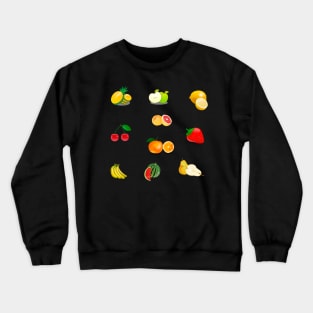 Mixed colourful Fruit - Graphic designs Crewneck Sweatshirt